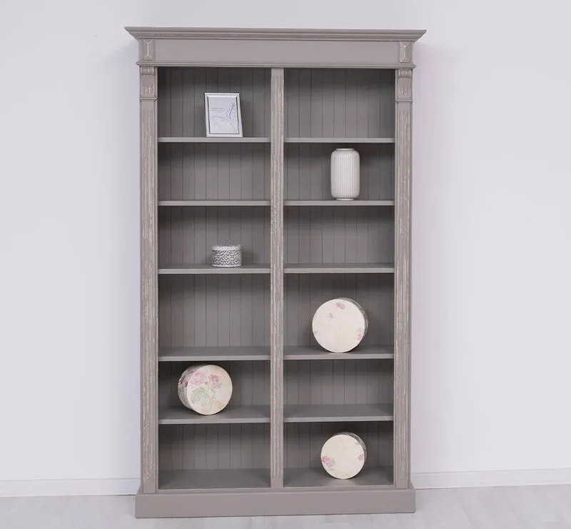 Regalwand aus Massivholz im Landhausstil - Bücherregal in verschiedenen Farben