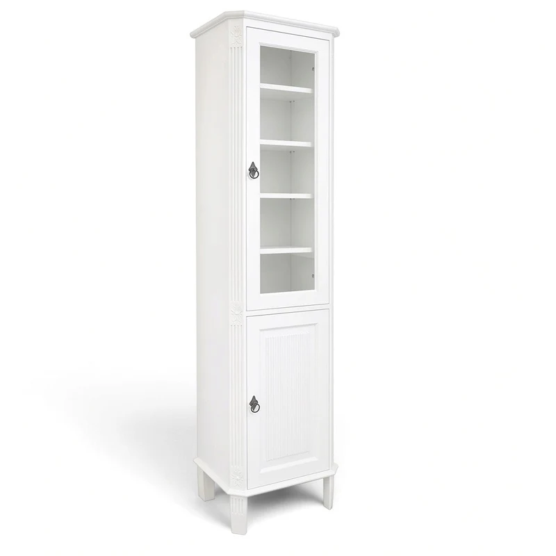 Fredman Hochschrank antikweiß