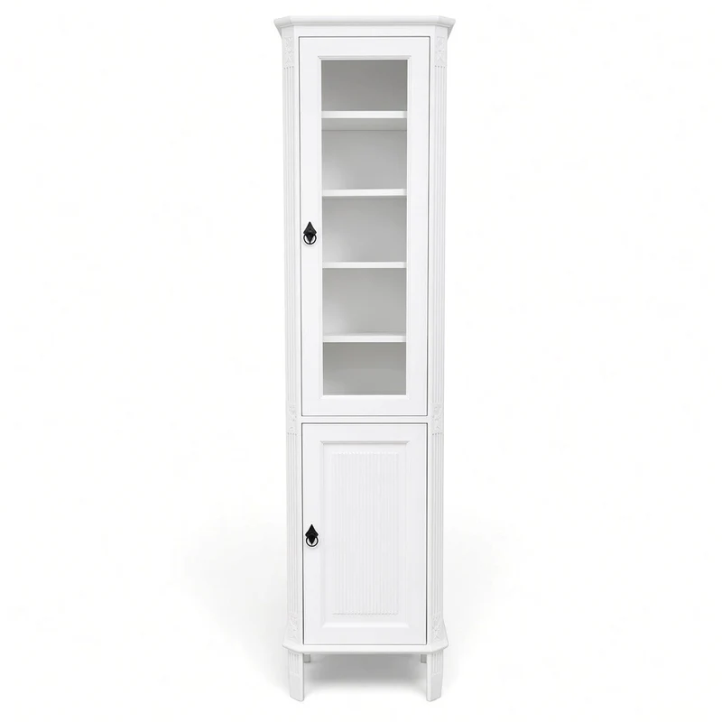 Fredman Hochschrank antikweiß