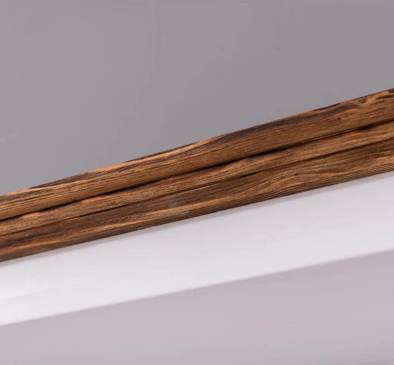 Garderobe aus Massivholz mit Spiegel und Staufächern