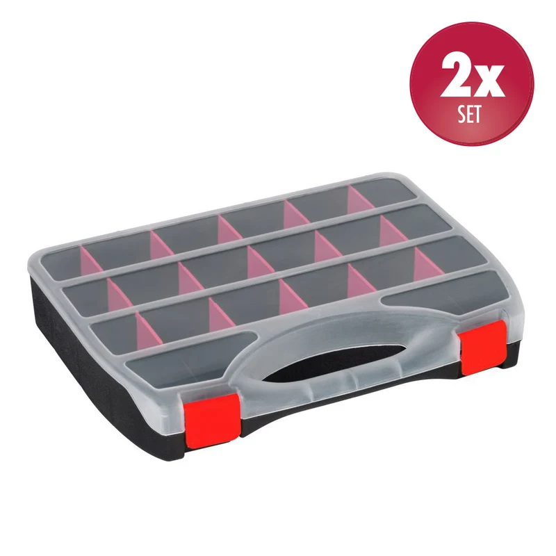 Set: 2 x Sortimentskasten DOMINO